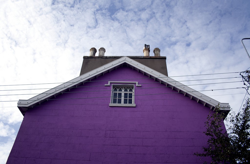 Purple house