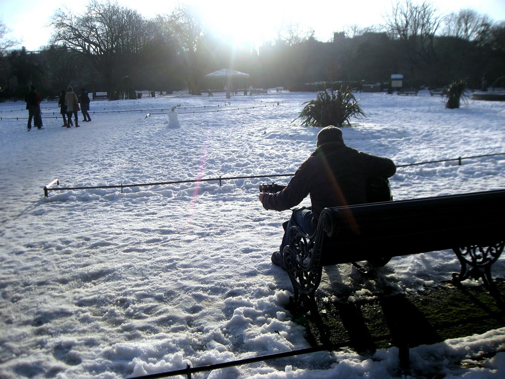 Tuning up in the snow