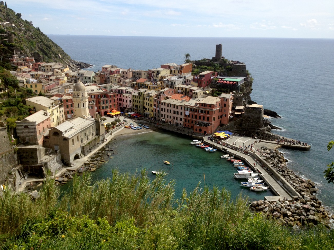 Leaving Vernazza