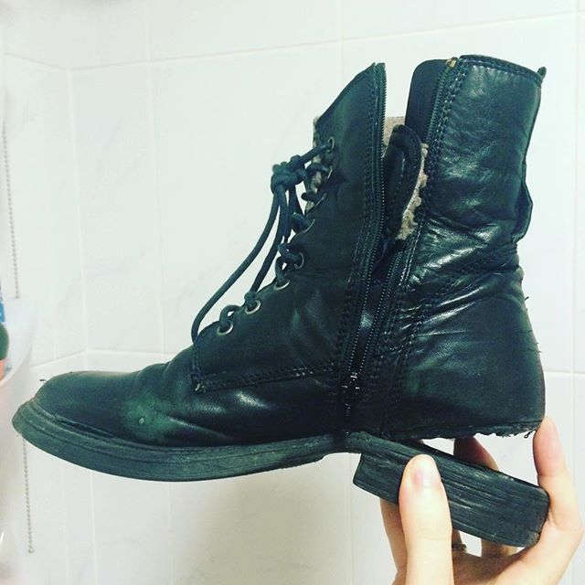 My poor boots #blog #boots #shoes