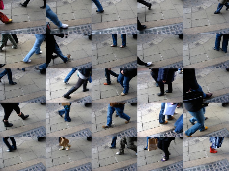 People walking